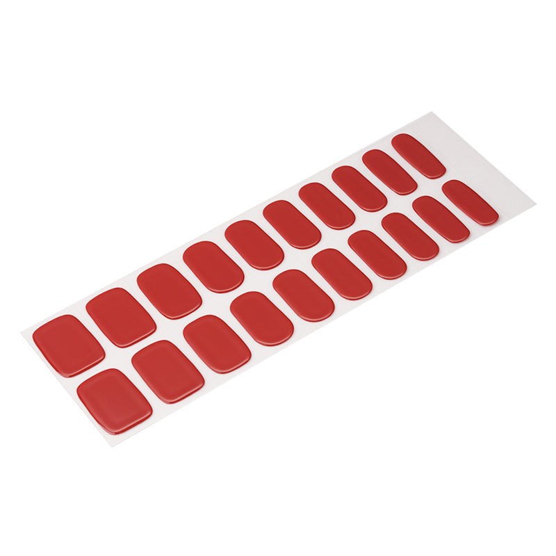 Classic Crimson Semi-Cured Gel Nail