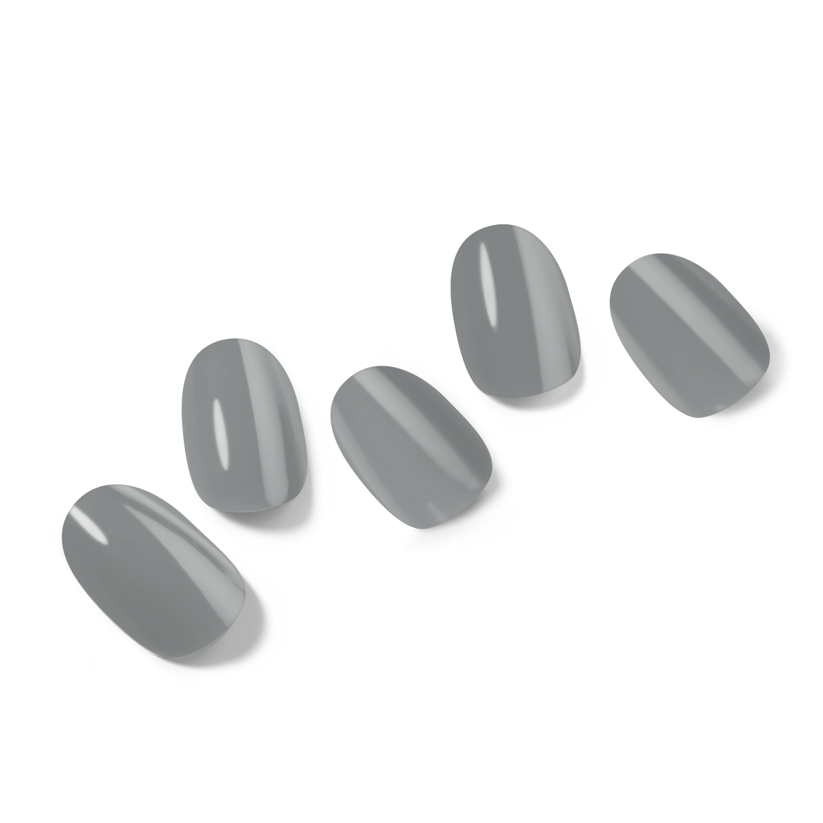 Blue Grey Semi-Cured Gel Nail
