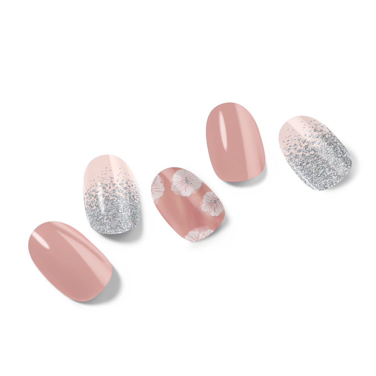 Blossom Glow Semi-Cured Gel Nail Stickers