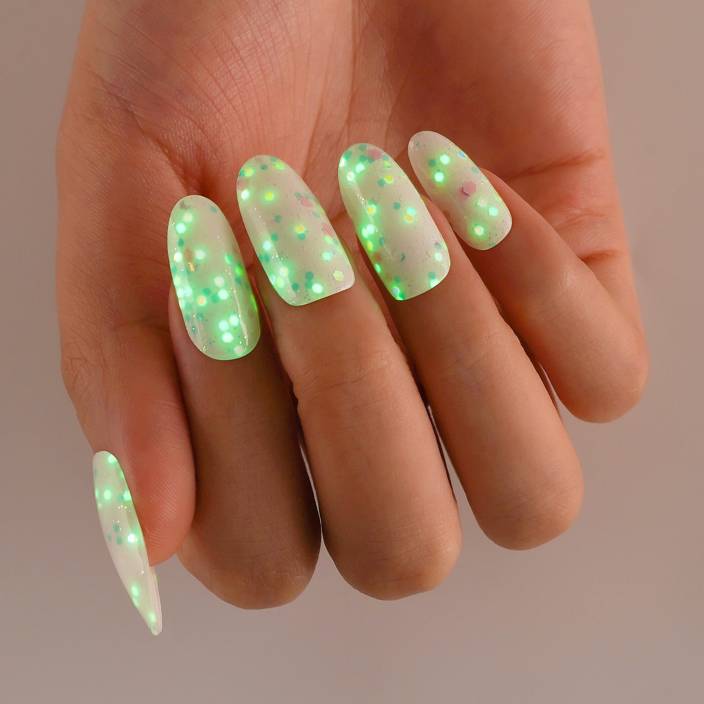 Luminous Glow Semi-Cured Gel Nail Stickers