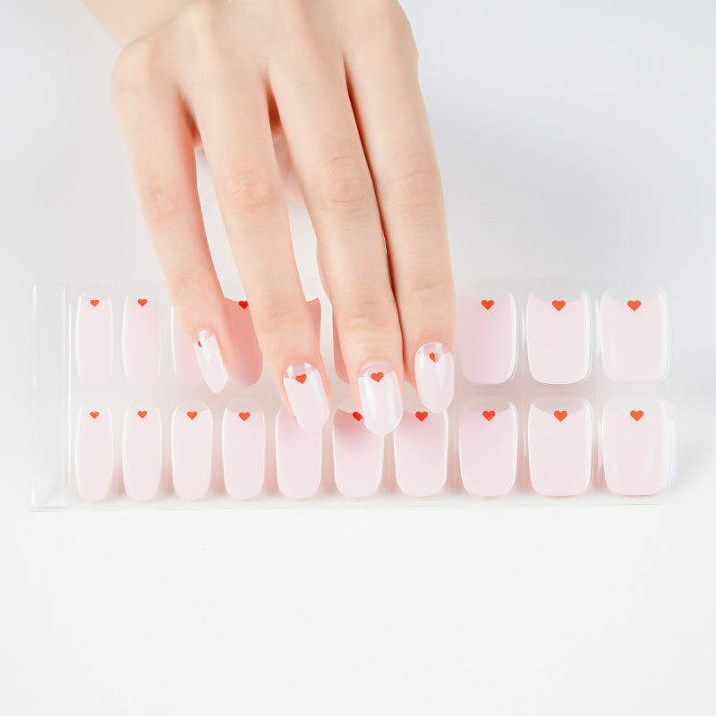 Sweetheart Pink Semi-Cured Gel Nail