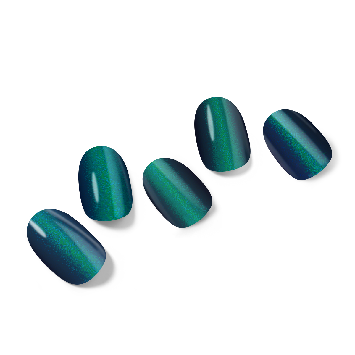 Midnight Blue Gloss Semi-Cured Gel Nail