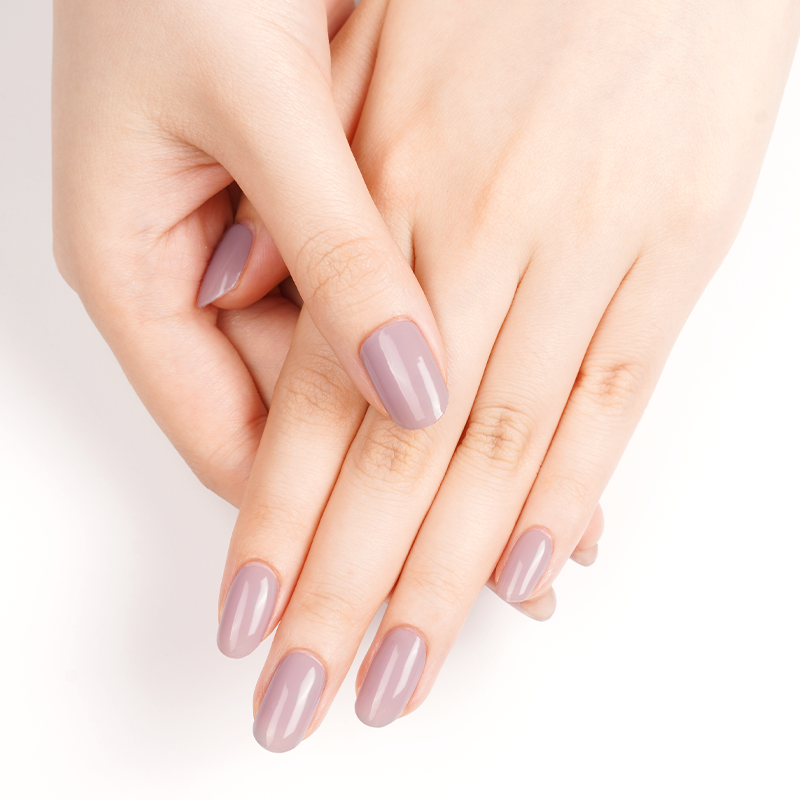 Dusty Lilac Semi-Cured Gel Nail